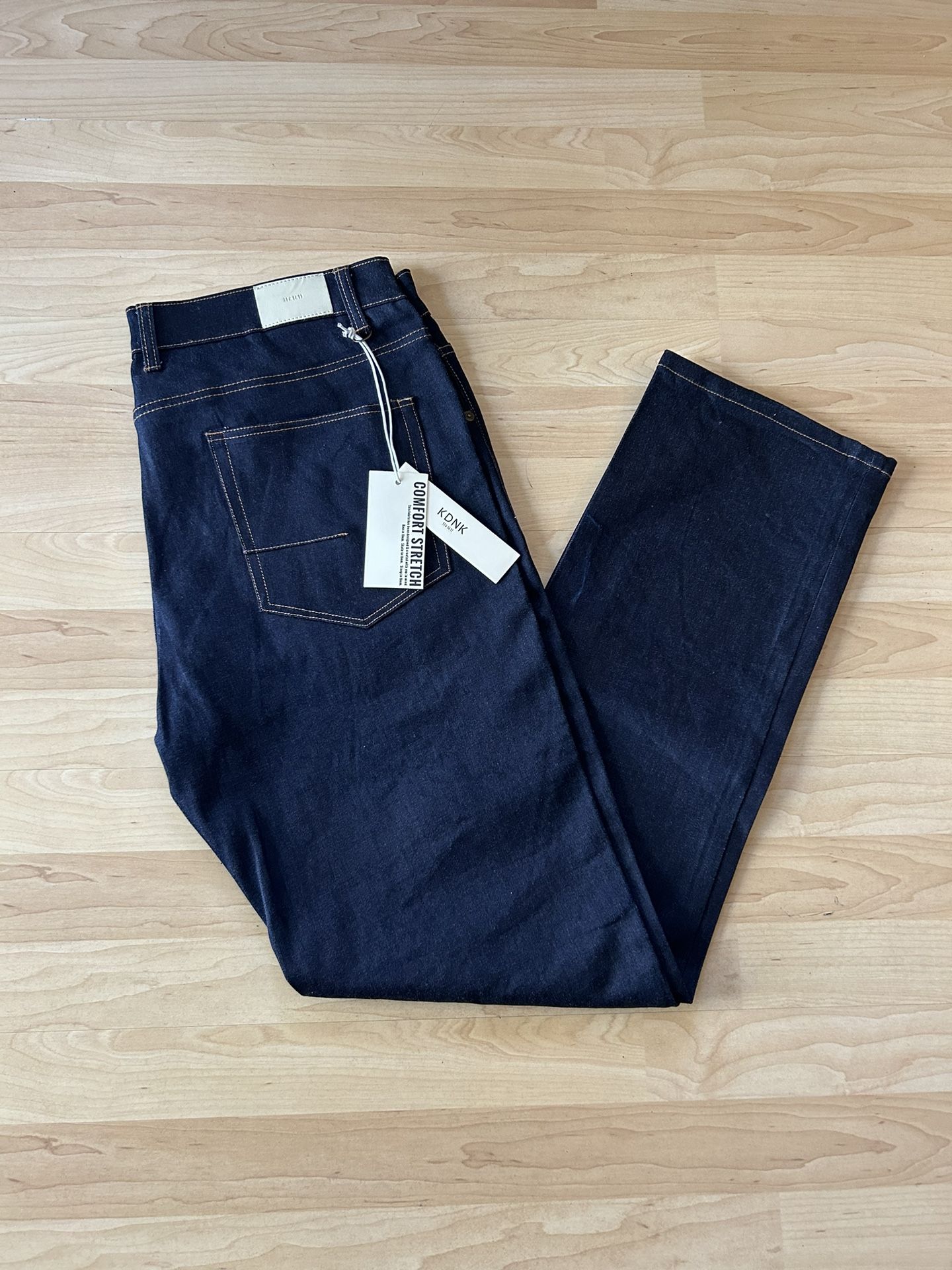 KDNK Blue Raw Denim Jeans