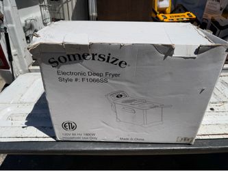 Somersize deep fryer