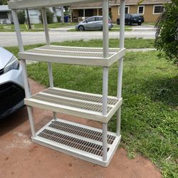 4 Tier Shelf Organizer For Garage, Storage Or Laundry 