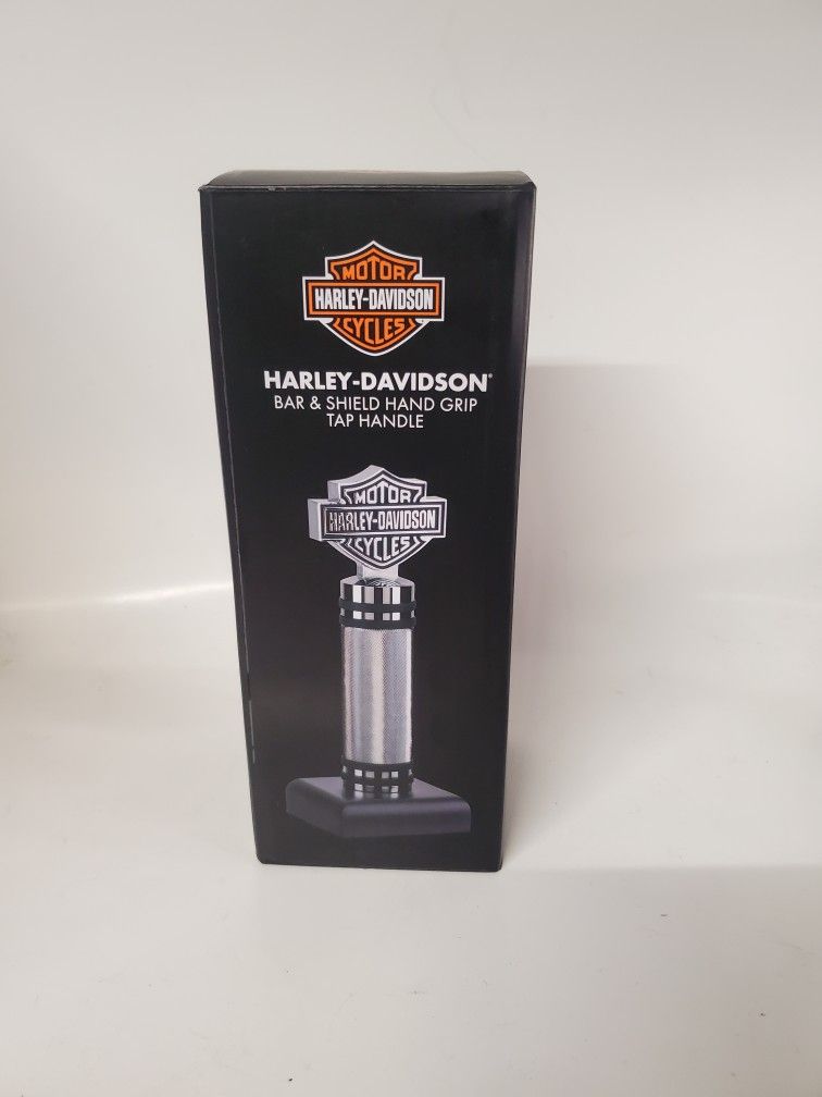 Harley Davidson Beer Tap Handle Grip Bar And Shield HD Chopper Bobber Mam Cave Mancave Motorcycle
