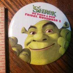 Shrek Movie Promo Pin