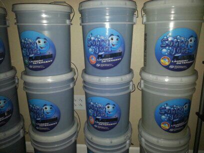 5 gallons of Soapy Joe's Laundry Detergent