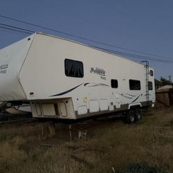 35ft wanderer by thor 5th wheel toy hauler 