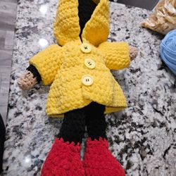 Hand Crocheted Georgie Plushie 30$