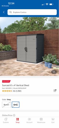 6x4 Outside Shed