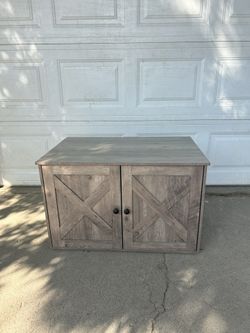 Hidden Cat Litter Box Cabinet, Wooden Cat Toilet with Doors, Indoor Cat House, Nightstand, Side Table, 31.5 x 20.9 x 19.4 Inches