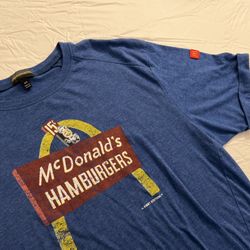 Vintage McDonald’s Hamburgers 15 Cents Employee Work T-Shirt M