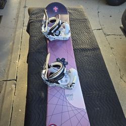 SIMS 155cm Board with Burton LG Bindings