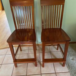 Two Bar Stools 