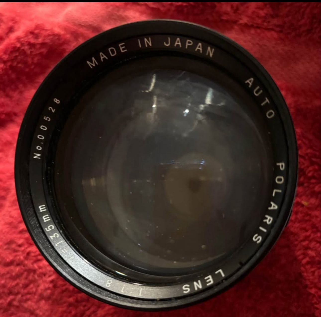 Polaris 135mm f1.8 camera lens with m42 mounting thread M77 filter thread, 4”long