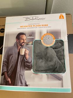 Bella Russo Therapeutic Weighted Plush Robe BRAND NEW