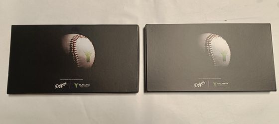 La Dodgers Stainless Steel License Plate Frame with Yaamava Resort & Casino Logo-Set Of 2-Brand New