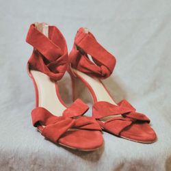 Red Strap Stiletto Heels