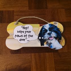 Shih-Tzu Wall Hanging Sign Decor