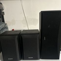 Sony SS-B1000 speakers, 3 speakers