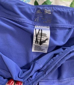 Adidas Tennis Skort XL Pickleball Skirt Skorts With Shorts Blue Tanzanite