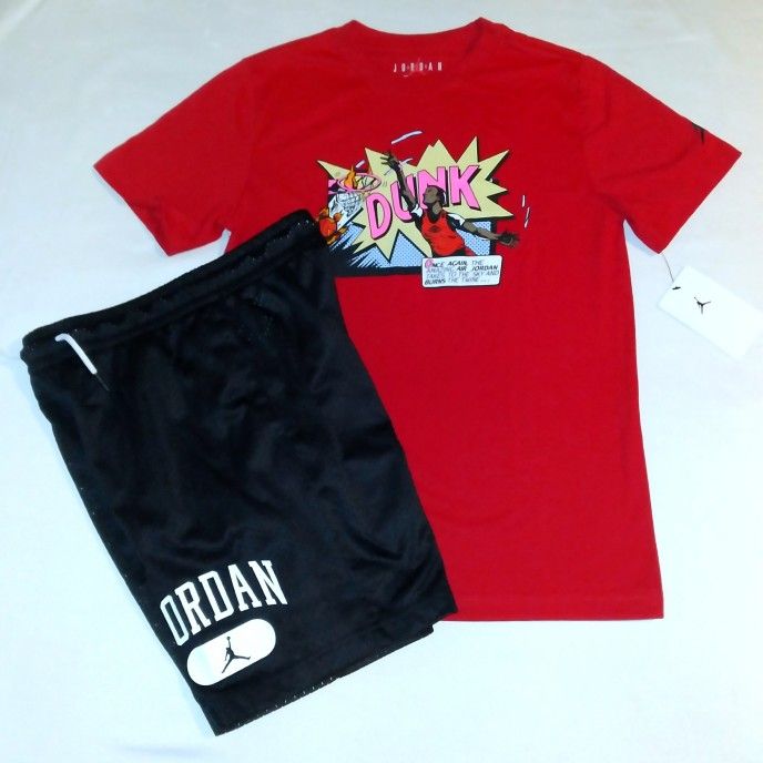 Jordan Boys Youth 2pc Short Set- Medium