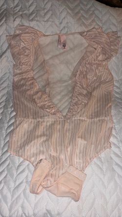 Victoria Secret Brand New Sheer Body Suit Large