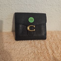 Beautiful Black Small Coach Wallet