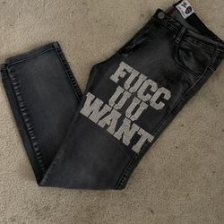Fuccuuwant Jeans Size medium 