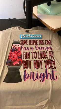 Some people are like lava lamps fun to look at but not very bright