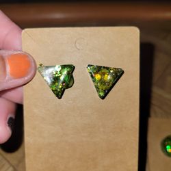 Stud And Butterfly Earrings