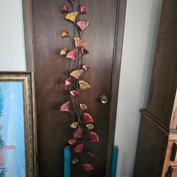 Antique Leaf Metal Art