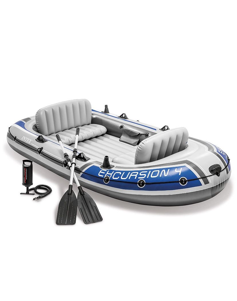 Brand New Intex Excursion 4 Inflatable Boat Series