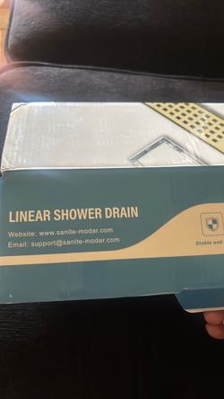Linear shower drain