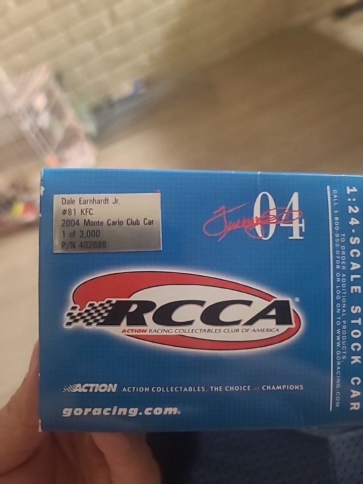 Dale Earnhardt Jr Signed Diecast KFC Car