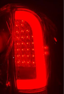 05-15 Toyota Tacoma Red LED Bar Tail Lights