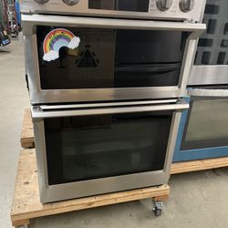 Combo Single Wall Oven And Microwave Convection Steam Samsung 
