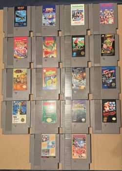 33 Nintendo NES Games With Manuals And Dust Covers
