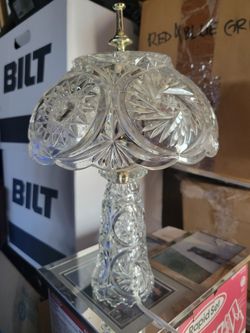 Crystal Lamp ,Like New Condition.