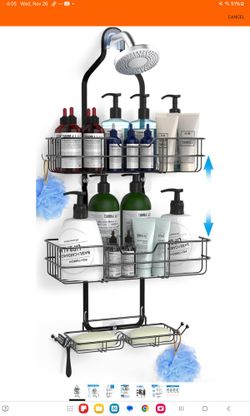 Black Shower Caddy Organizer (43)