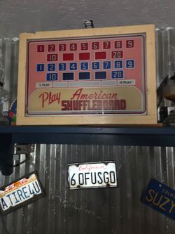 Shuffleboard Scoreboard