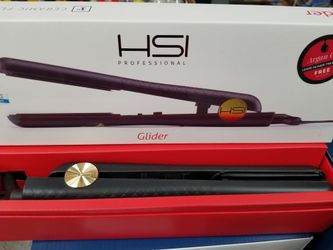 New - HSI Professional Glider Straightener Hair Flat Iron 1"