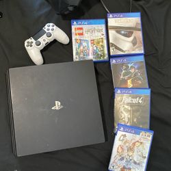 ps4 pro 5 games and one controller 