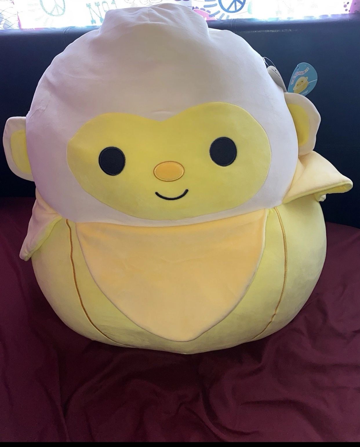 24” Banana Monkey Squishmallow Plush – BNWT