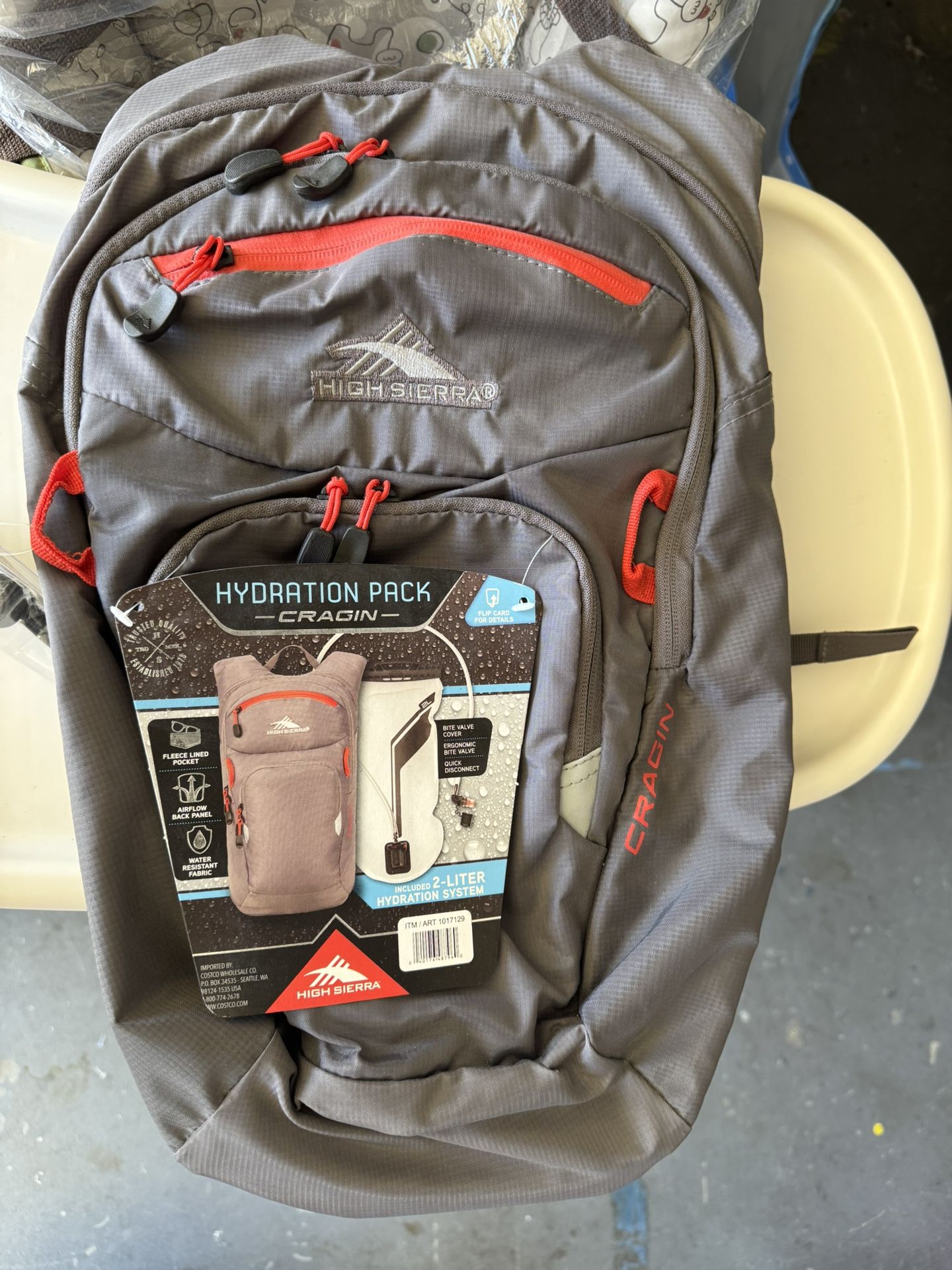 Hydration backpack