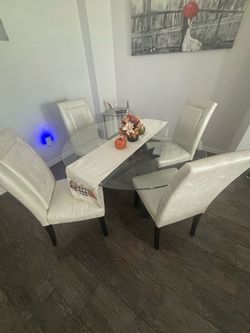 Dining set w/2side tables