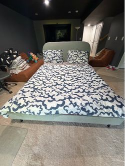 Ikea queen bedframe brand new