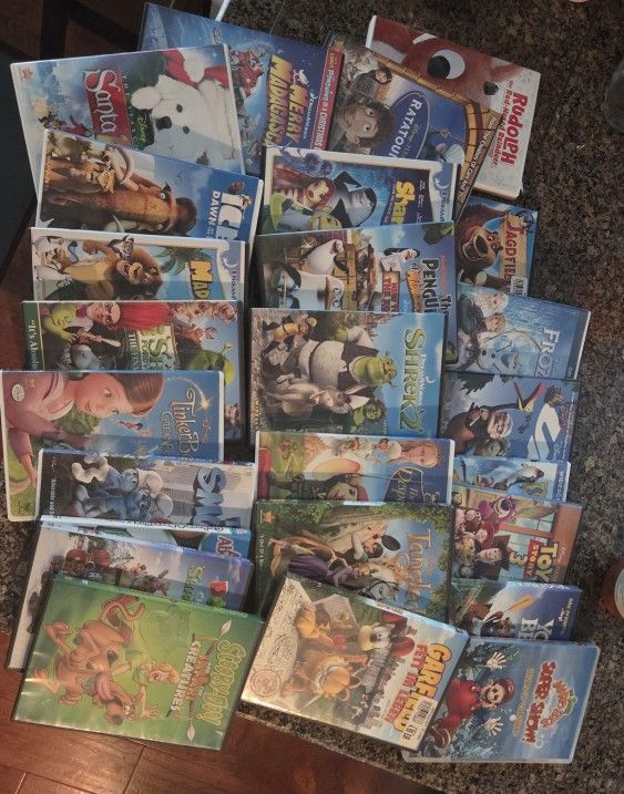 Box Of DVDs - Kids Movies
