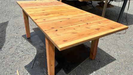 IKEA farmhouse-style dining table extendable table solid wood L58”~L80”*W37”*H30”(address in description) 👇delivery 🚚 available within 15 miles with