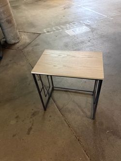 Decor table 20W by 13 1/2 deep by 21 high