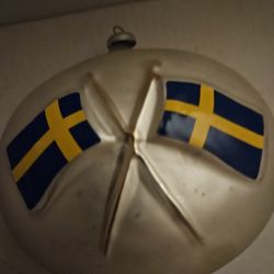 Old Glass Swedisih Ornament 