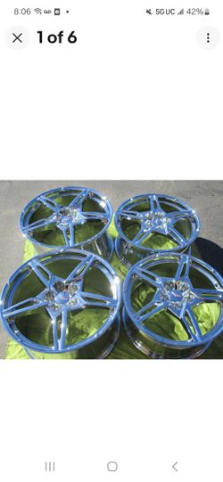 19/20 NEW CORVETTE C8 CHROME WHEELS