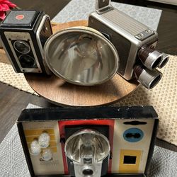 Three Vintage Cameras 