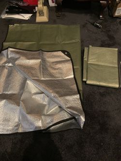 Camping radiant barriers 60s-80s military x2