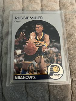 2 Reggie Miller Cards, NBA Hoops 